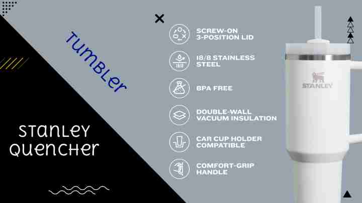 Stay Hydrated in Style: Top 5 Reasons Everyone Loves the Stanley Quencher Tumbler