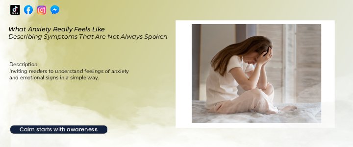 The Hidden Storm: What Anxiety Really Feels Like and How to Take Control