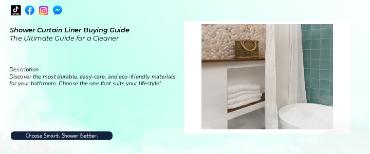 Shower Curtain Liner Buying Guide: Fabric vs Vinyl vs PEVA – Which Is Best?