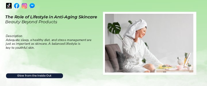 The Role of Lifestyle in Anti-Aging Skincare: Sleep, Nutrition, and Stress Management