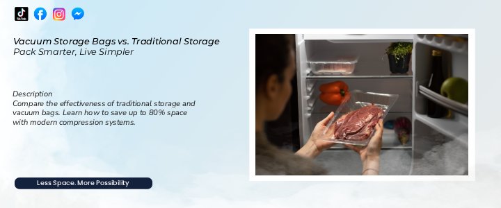 Vacuum Storage Bags vs. Traditional Storage: Which One Truly Saves Space?
