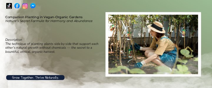 Companion Planting in Vegan-Organic Gardens for Natural Yield Boosts