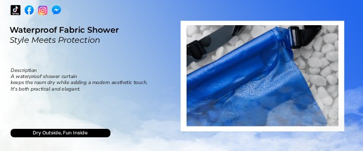 Stay Dry in Style: Why a Waterproof Fabric Shower Curtain Liner Is a Must-Have